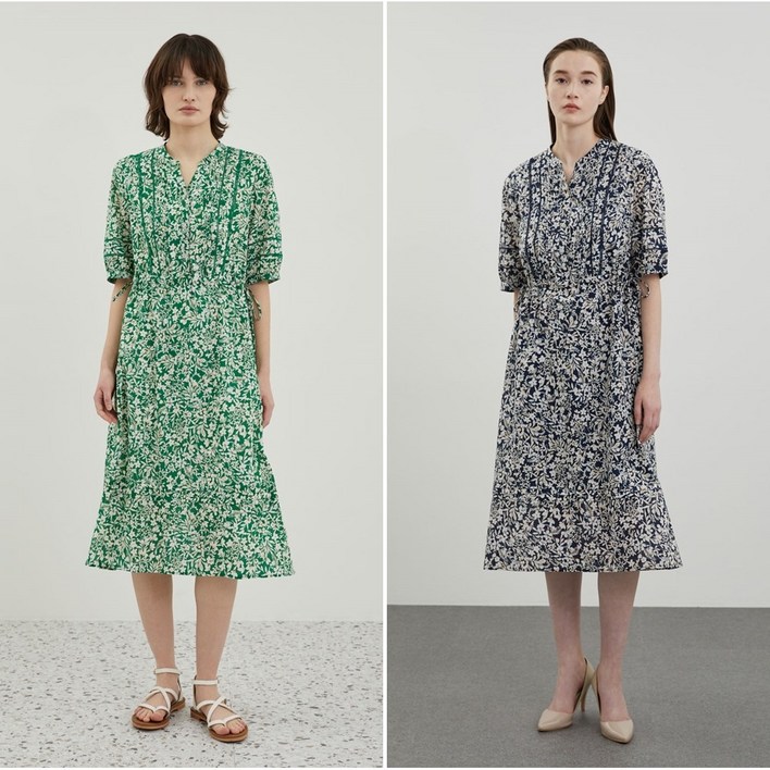 올리비아로렌 플라워 프린팅 원피스 VVCOA4M5171