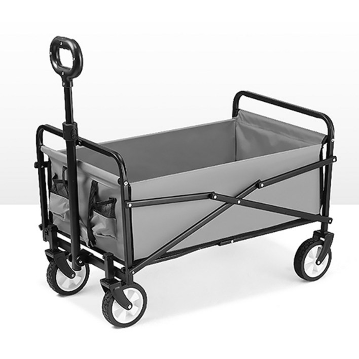 600D 대형 원터치 접이식 캠핑 웨건 카트