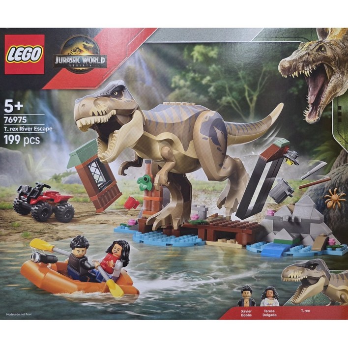 레고 쥬라기월드 76975 T 렉스의 강 탈출
