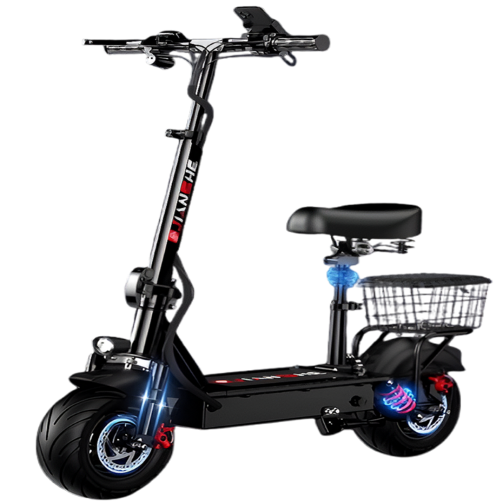 산타고 접이식 좌식 전동 킥보드 10인치 휴대용 전기 퀵보드, 48V 1500W 80-100km, 1개