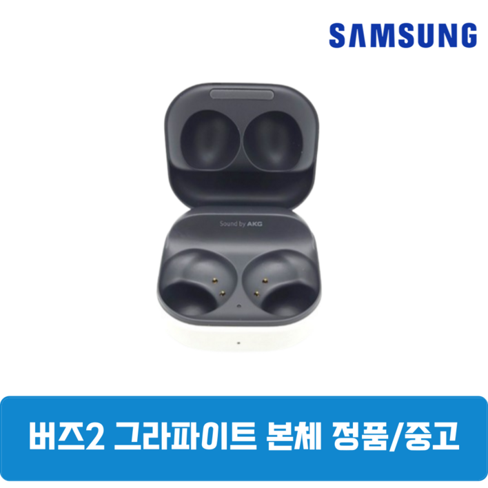 삼성 갤럭시 버즈2 오닉스블랙 본체 충전기 정품 중고SM-R177