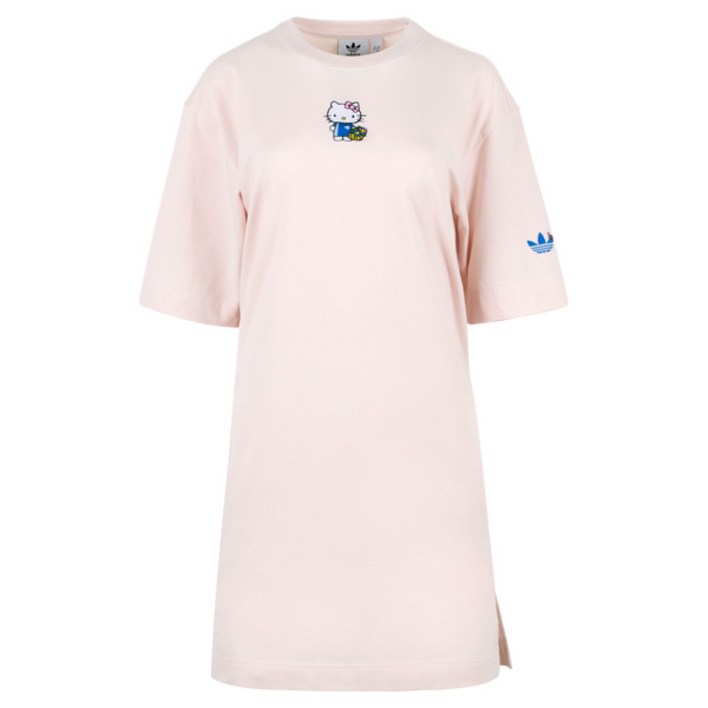 아디다스 여성 헬로키티 반팔 티 드레스 원피스 II0764