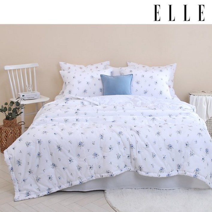 [브랜드매장판] 엘르 앤메리 면 차렵이불S_s