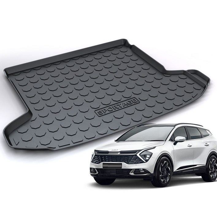 기아 스포티지 NQ5 트렁크매트가솔린하이브리드 공용 NS 3D 논슬립