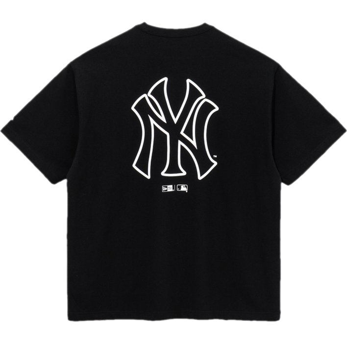 뉴에라 MLB 남녀공용 뉴욕 양키스 오버핏 반팔 티셔츠