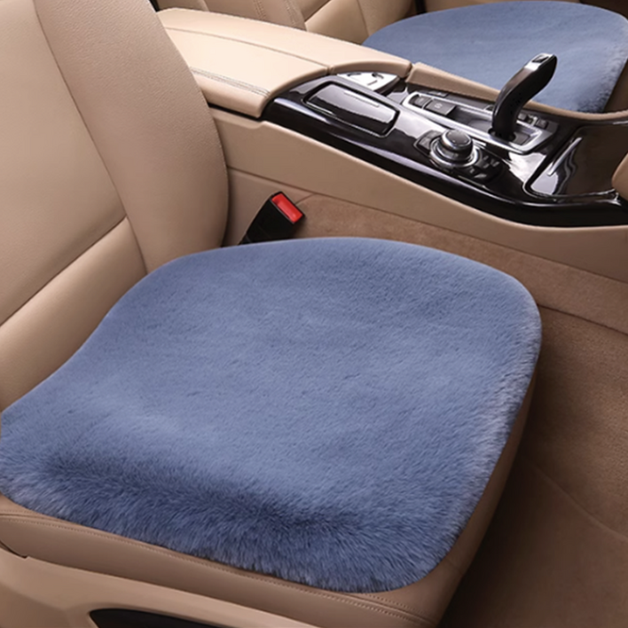 시크벤 포근한 극세사 겨울 방석 11 따뜻한 차량용 의자 자동차 시트 FW01, 그레이, 2개