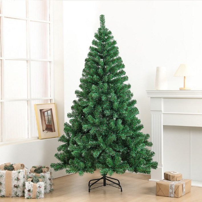 5시건 당일발송 FOOI 풍성한 고밀도 무장식 크리스마스 트리 120150180