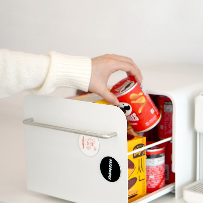 당일 출고 친절한마이쮸 철제 슬라이드 수납함 틈새수납 미드센추리 다용도 디귿 정리함