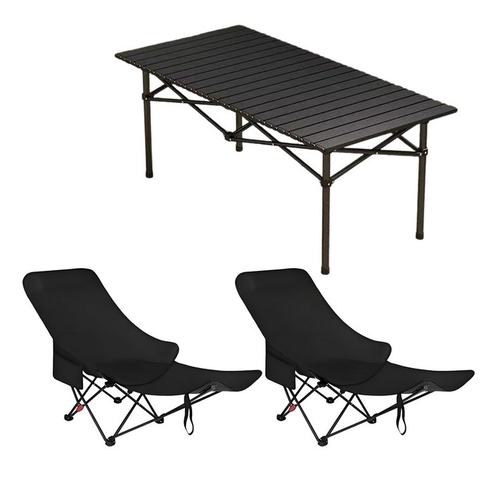 캠핑의자테이블세트 캠핑용 라운지 체어 캠핑용품수납파우치