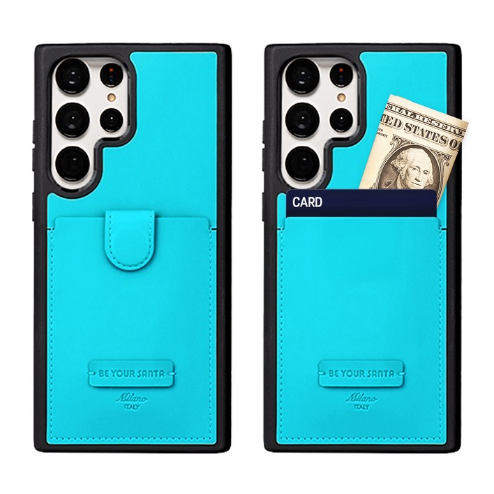 비유어산타 간편한 카드수납 이태리 원단 갤럭시 S22 울트라 s22 플러스 리얼세이프 베네치아