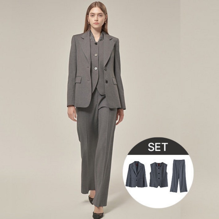스테파넬 24FW 수트 셋업 3PCS 세트 [런칭 가격 139,900원]