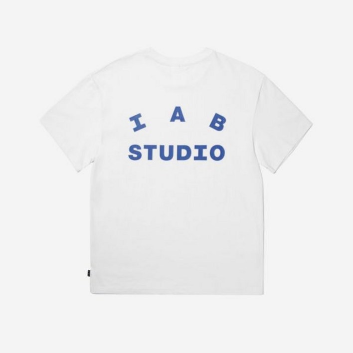 아이앱 스튜디오 티셔츠 화이트 네이비 IAB Studio TShirt White Navy