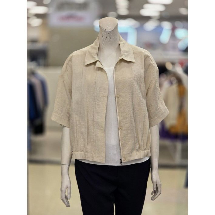 베스띠벨리 카라넥 반팔 지퍼 자켓 BKBAF74160 뉴코아 울산 성남