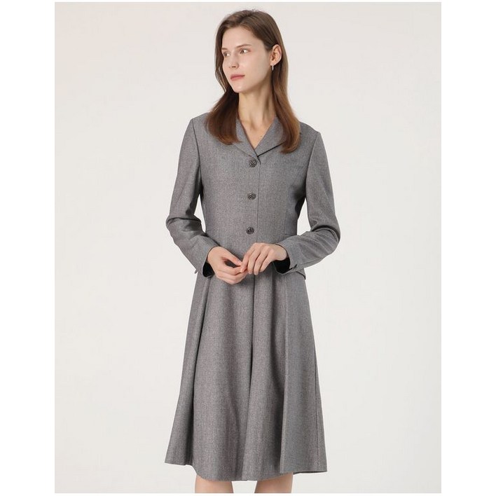 정품발송 레노마레이디 더레노마 카라넥 플레어 원피스-CC31OP040 360549