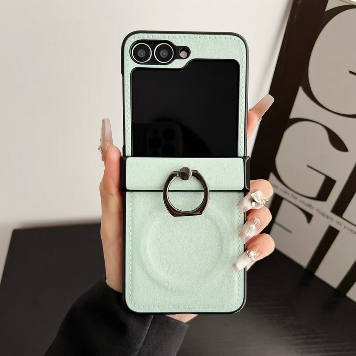 윰스모르 갤럭시 Z 플립 힌지 보호 맥세이프 핑거링 케이스