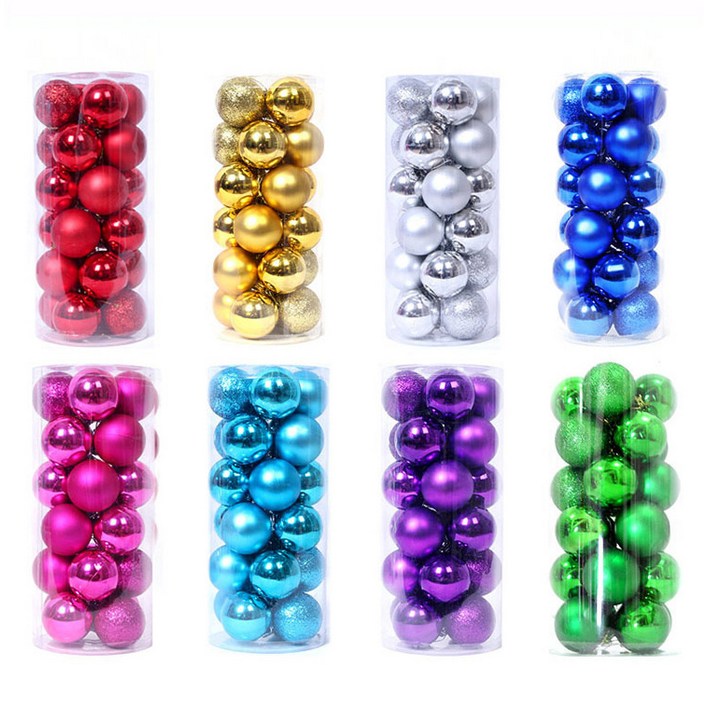 플라스틱 통통 라이트 크리스마스 볼 크리스마스 장식 볼 플라스틱 야광 볼 크리스마스 선물