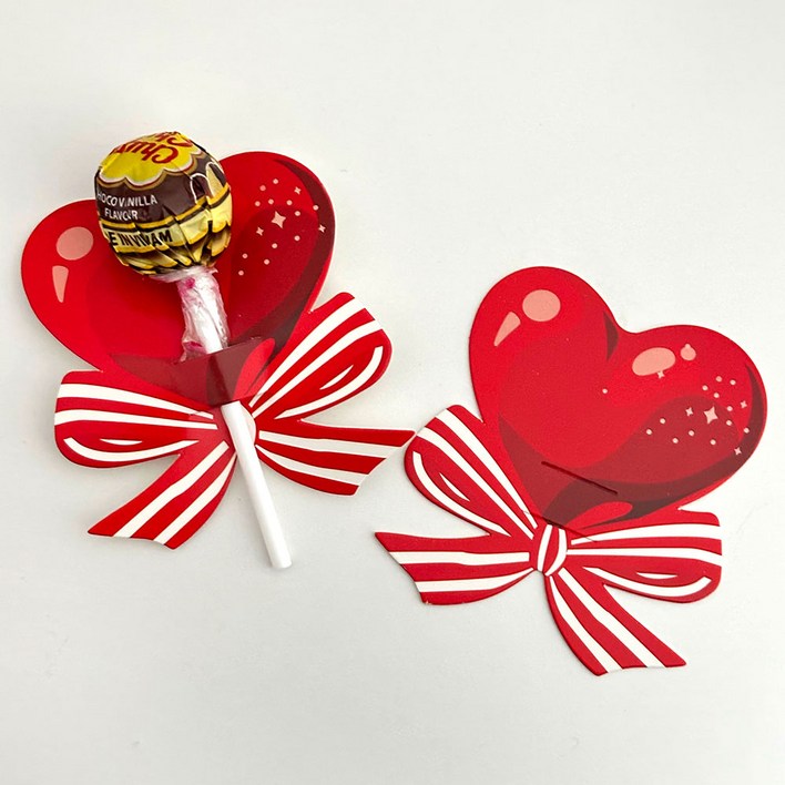 막대사탕 홀더 사탕 페이퍼 막대사탕 포장 데코페이퍼 화이트데이 포장, 50장