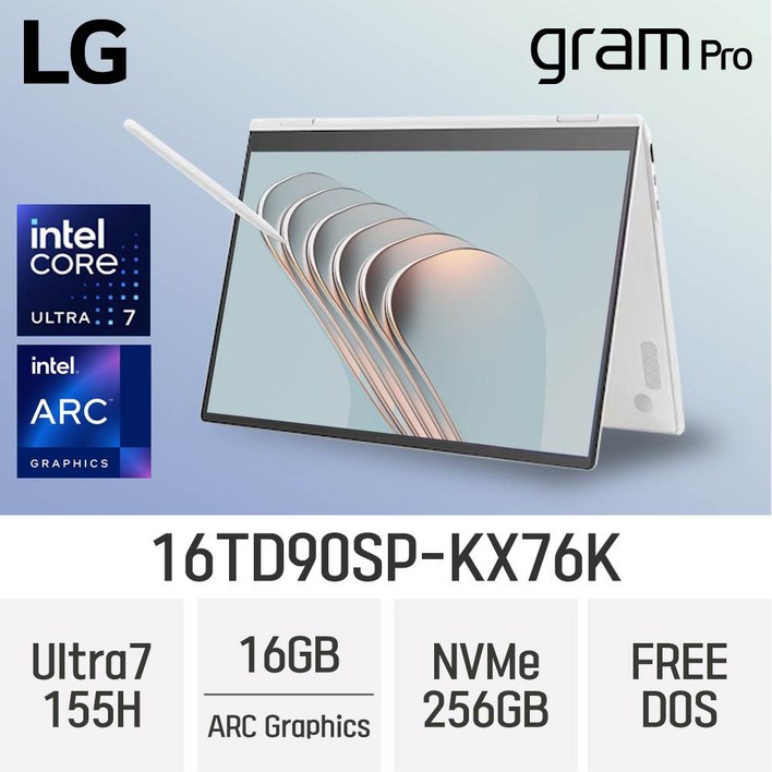 [당일출고/10만원 추가할인] LG전자 그램 프로360 16TD90SP-KX76K - 최신형 2in1 노트북, 그램 프로360 16TD90SP-KX76K, Free DOS, 16GB, 1TB, 화이트
