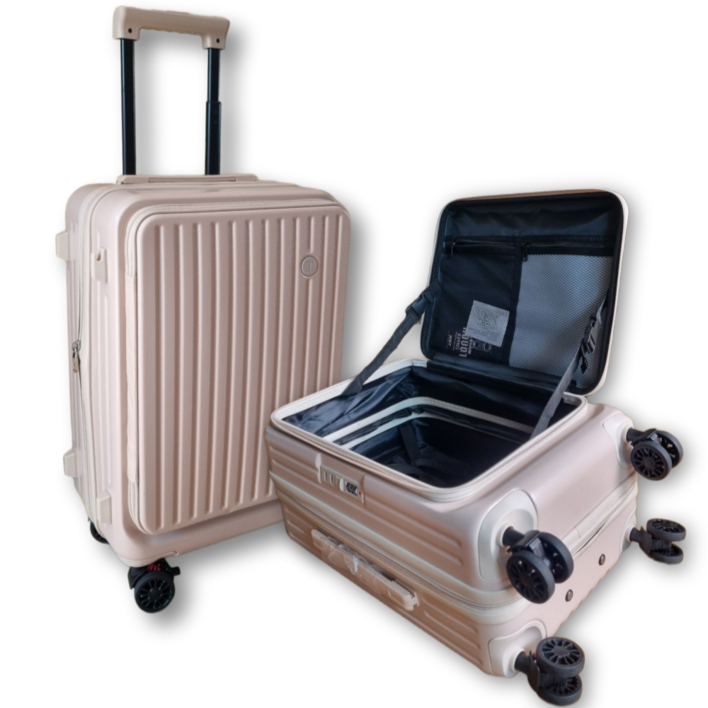 3년AS 푸밀 전면오픈 확장형 대용량 기내용캐리어 20인치