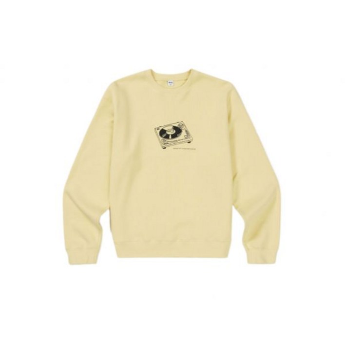 국내매장상품 mmlg 맨투맨 MEMORY SWEAT (BUTTER) 354138
