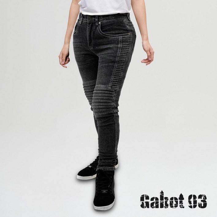 블랙비자칼 오토바이 BBJ 가봇 GABOT 03 라이딩진 블랙, 블랙