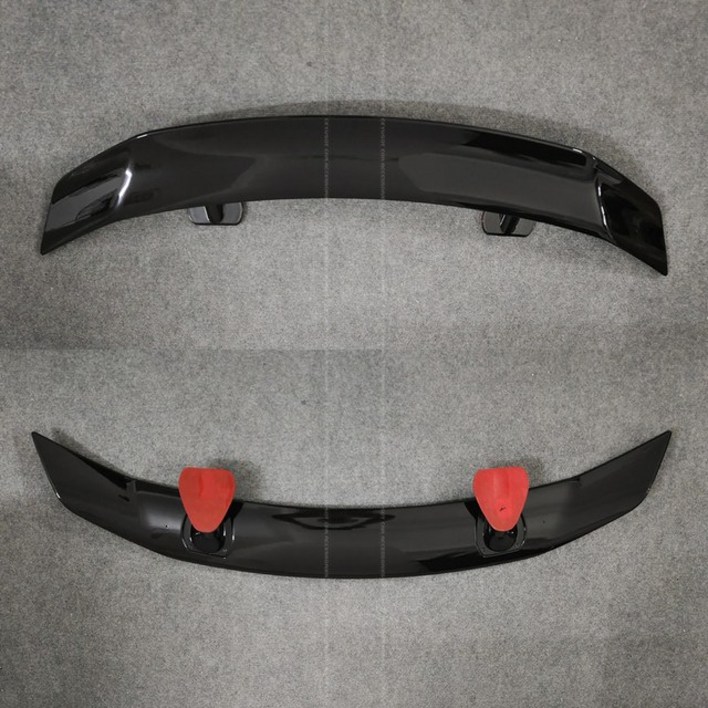 스포일러 날개 튜닝 GT 액세서리 K2 K3 K5 K9 스팅어 엘란트라 자동차 트렁크 ABS 리어 립 리피트 블랙 윙 테일 1990, [02] Glossy black 호환, 2) Glossy black