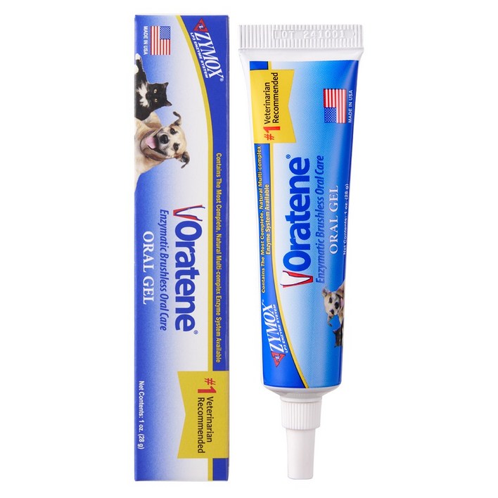 오라틴 안티셉틱 오랄 젤 강아지 고양이 구강 관리 치약, 28g, 1개