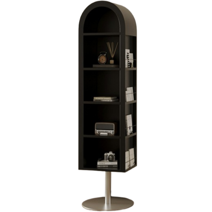 Oakora 회전형 전신거울 스탠드 현관 예쁜 수납형 인테리어 스탠딩 엔틱 회전 거실 앤틱 스텐딩 미드센추리 아치 스틸 장식장 선반