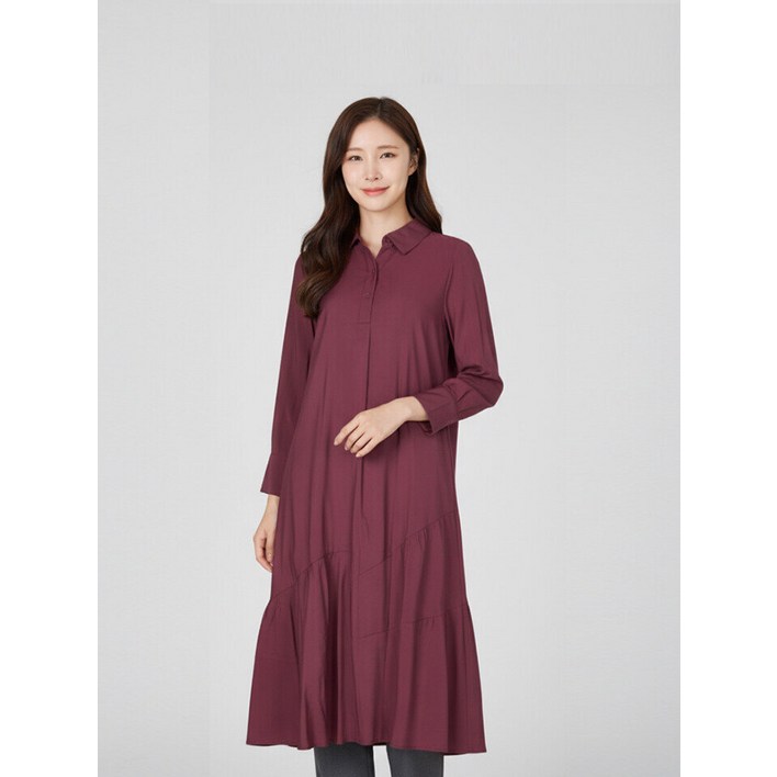 프렐린 프렐린 프릴 디테일 A실루엣 원피스RO100J235