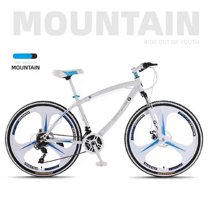 BMW MTB 산악자전거 더블 디스크 브레이크 충격 흡수 마그네슘 합금 일체형 휠