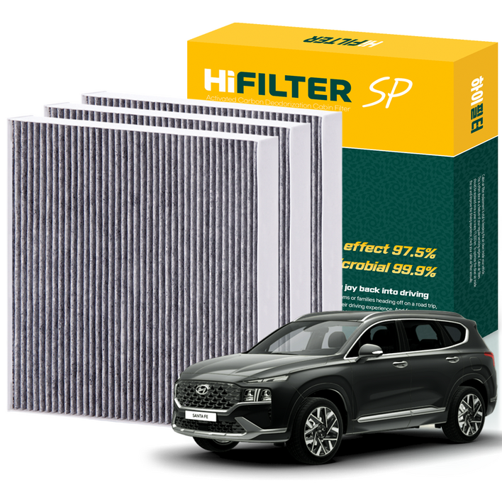 하이필터 현대 자동차 싼타페 활성탄 에어컨필터