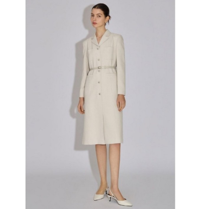 쉬즈미스 벨티드 버튼업 원피스 SWWOPO31020