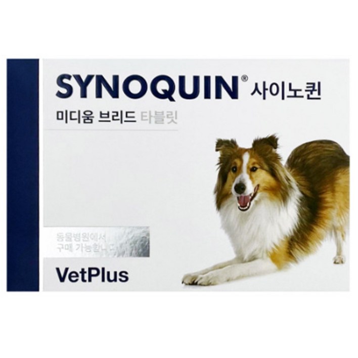 벳플러스 사이노퀸 중형견 30정 타블릿 SYNOQUIN EFA 동물병원정품 관절영양제, 30정, 뼈/관절강화, 1개