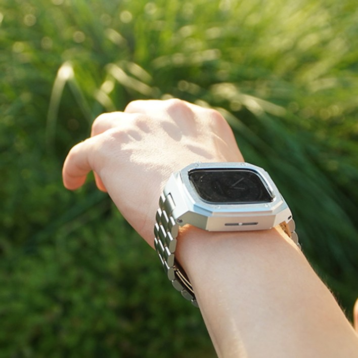 더웰 프리미엄 애플워치 호환 메탈 스트랩, 1개