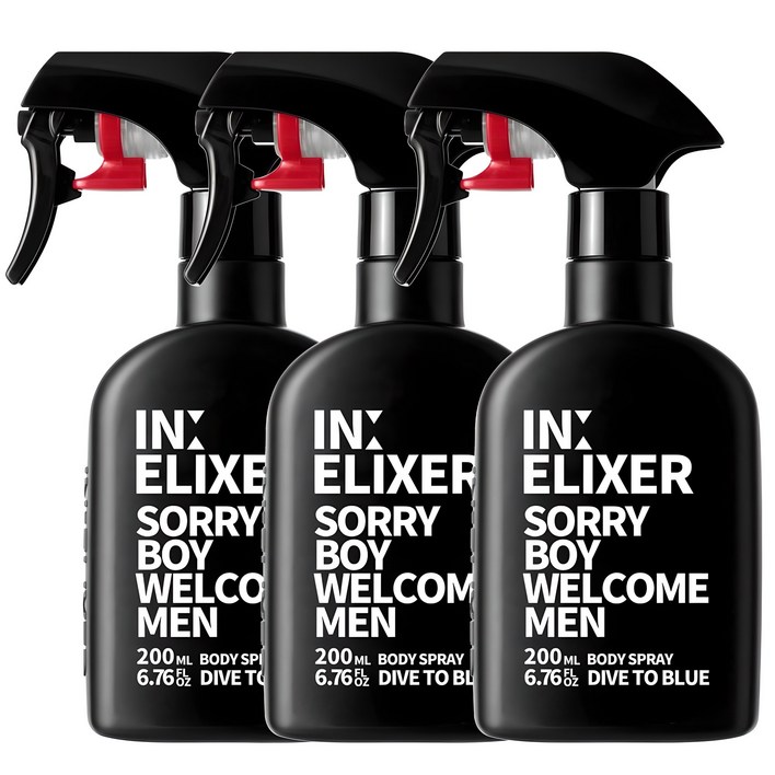 이넬릭서 바디스프레이 남자 향수 다이브 투 블루 향, 200ml, 3개 이넬릭서 바디스프레이 남자 향수 다이브 투 블루 향, 200ml, 3개