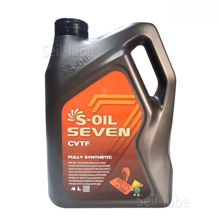 SOIL 세븐 CVTF 4L 1개 100 합성 CVT 미션오일 현대기아 SP CVT1 르노 NS3 토요타 WS 혼다 HCF2 GM DEXCVT