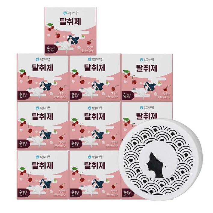 욕실의여왕 다목적 생활 탈취제 본품 블랙체리향, 230g, 10개 욕실의여왕 다목적 생활 탈취제 본품 블랙체리향, 230g, 10개