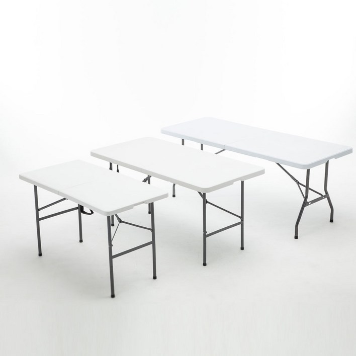 시팅포인트 브로몰딩 접이식 일자형 간이 행사용 테이블 1200 1500 1800 플라스틱테이블