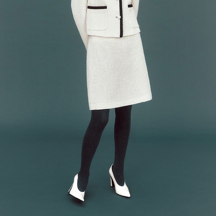 더엣지 트위드 셋업 스커트 WYSK6G03