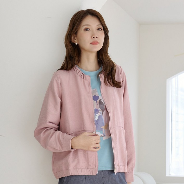 무브너 여성 스웨이드 자켓