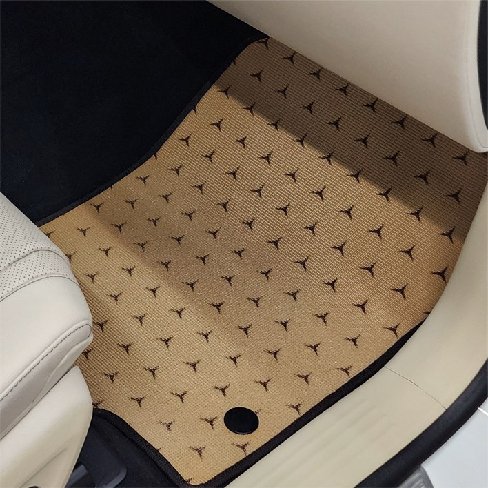 독스피아 벤츠 호환 스타패턴 카매트 시트 색상 맞춤 E300 W214 W213 GLE GLC GLS 자동차매트 1열2열 또는 트렁크매트타사 차종 가능, 카탈리나 베이지패턴 01