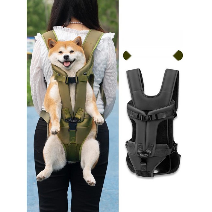 안전한 외출 강아지이동가방 튼튼한 확장형 중형견가방 켄넬