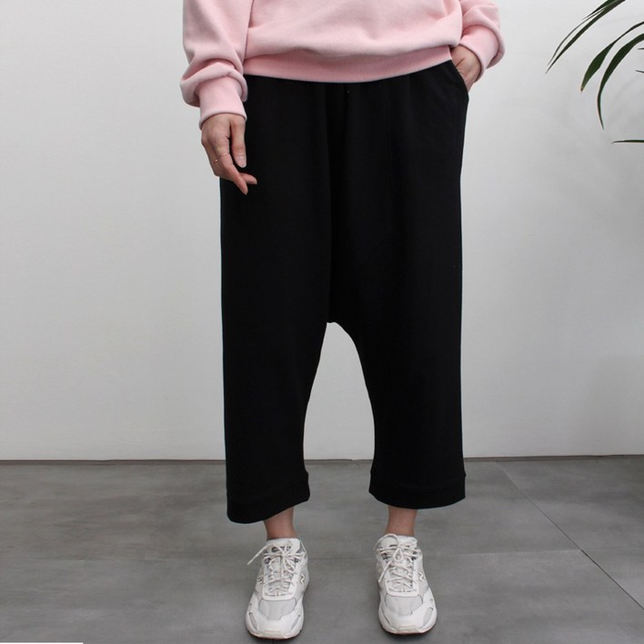 리즈와이 면 배기팬츠 루즈핏 밴딩 똥싼바지 4color