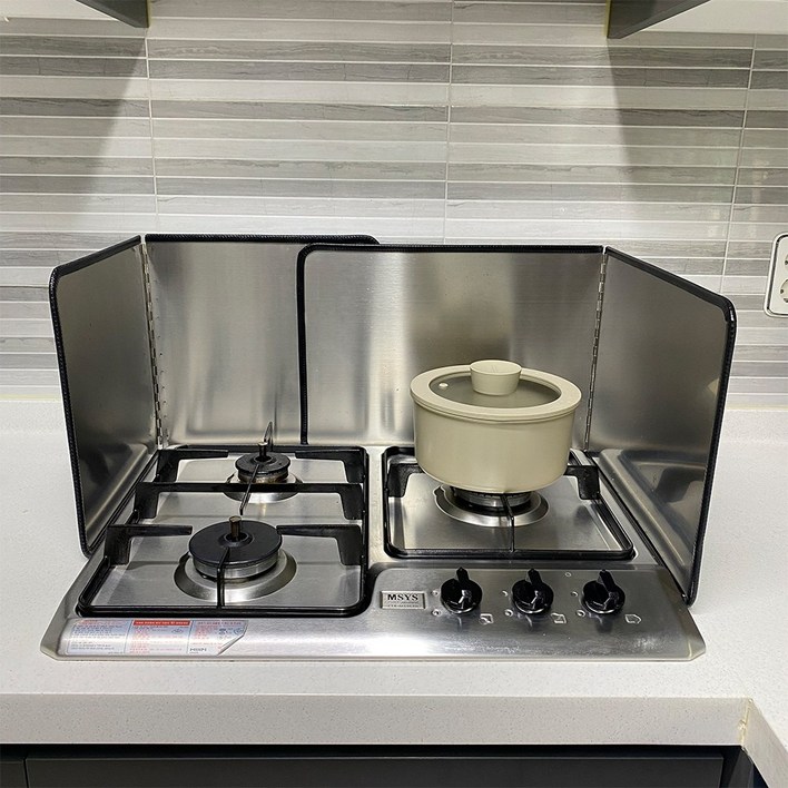 가스렌지가림막 기름튐방지 인덕션 싱크대 가드, 1개