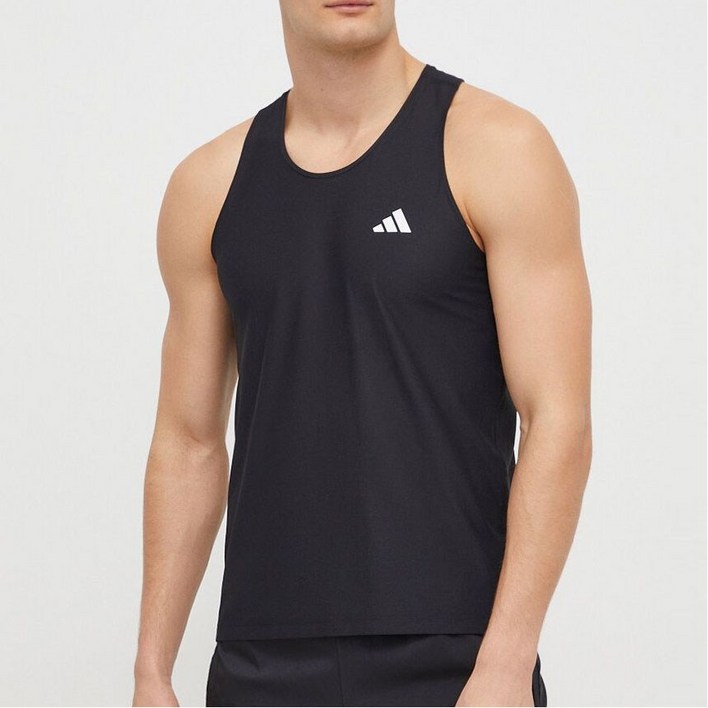 아디다스 민소매 남성 나시 트레이닝 탱크 탑 메쉬 소재 러닝 운동 헬스 싱글렛 기능성 슬리브리스