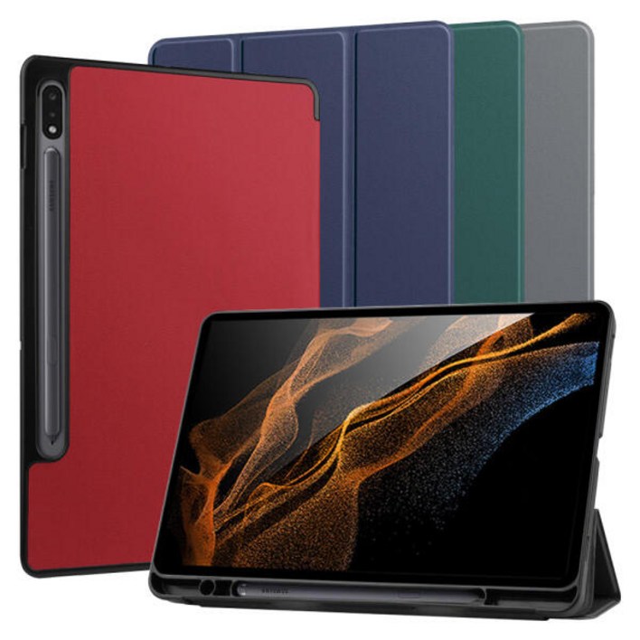 아트박스태블리스 갤럭시탭S8 울트라 S펜수납 젤리 커버 케이스 CU8