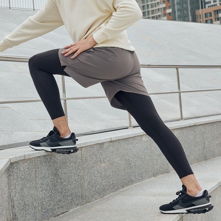 [백화점정품] 안다르 레깅스 에어웜 맨즈 기모 퍼포먼스 요가복