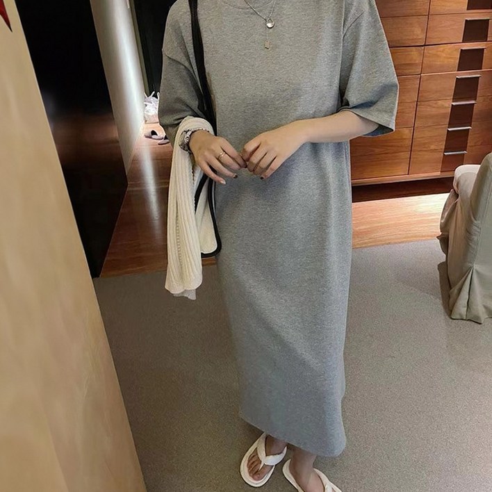 호개몰 여름 해변 롱 루즈핏 원피스 3색상