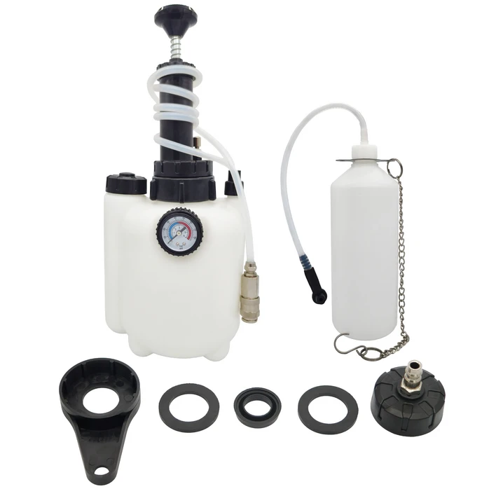 3L 수동 브레이크 오일 블리더 전압 표시 자동차 수동 브레이크 블리더 유체 오일 교환기 클러치 블리딩 시스템 자동차 오토바이용