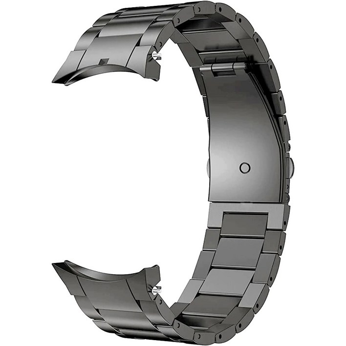 TAOMI 갤럭시 워치5 프로 전용 무광 날개형 메탈 스트랩 시계줄, 그레이 삼성갤럭시워치5